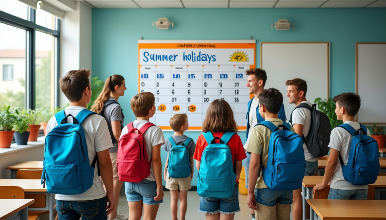 découvrez le nombre exact de jours restants avant le début des grandes vacances scolaires. suivez notre compte à rebours et préparez-vous sereinement pour les vacances !