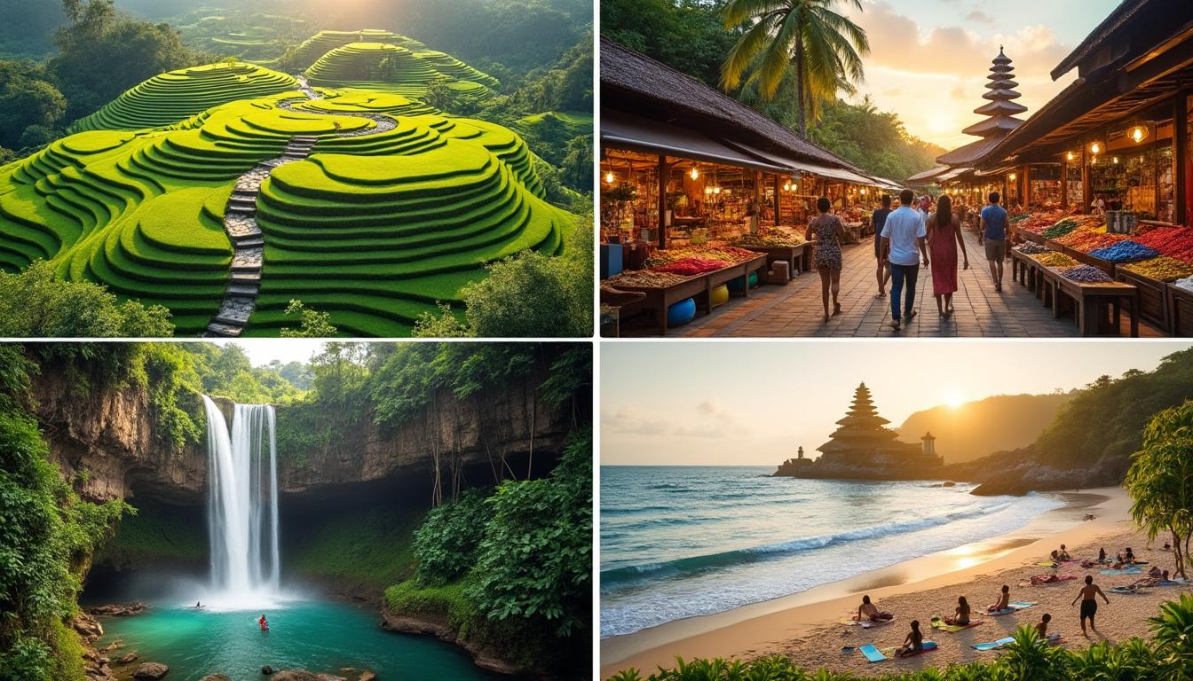 découvrez les incontournables à visiter à bali en 15 jours avec notre guide complet : sites à ne pas manquer, conseils pratiques et astuces pour un séjour inoubliable sur l'île des dieux.