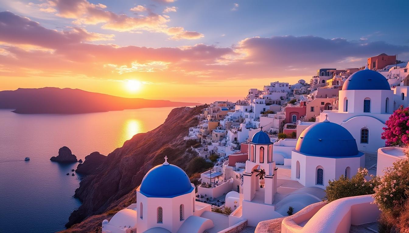 découvrez les sites incontournables à visiter à santorin, l'île grecque emblématique, avec ses paysages à couper le souffle, ses villages pittoresques et ses plages paradisiaques.