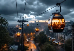 Premier téléphérique d'Île-de-France : quelles précautions en cas de fortes intempéries ?